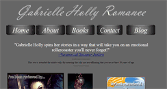 Desktop Screenshot of gabrielleholly.com