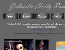 Tablet Screenshot of gabrielleholly.com